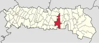 Location in Ialomița County