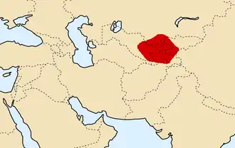 Sogdiana, c. 300 BC, then under the Seleucid Empire, one of the successor states to the empire created by Alexander the Great