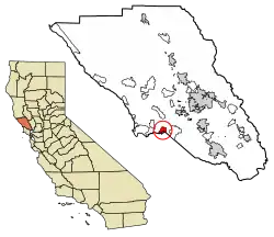 Location with Sonoma County, California