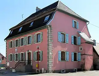 The town hall at Soppe-le-Bas