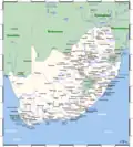 South Africa's main rivers and their tributaries