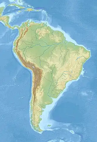 Bariloche is located in South America