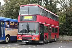 Ex-London General Volvo Olympian with Northern Counties Palatine II bodywork with double doors (doors in the middle) in in 2016