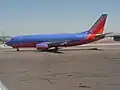 Boeing 737 in "Canyon Blue" livery (2001-2014)