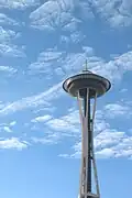 Space Needle from Downtown Seattle.