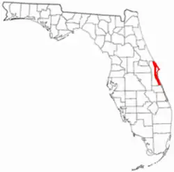 Location of Florida's Space Coast