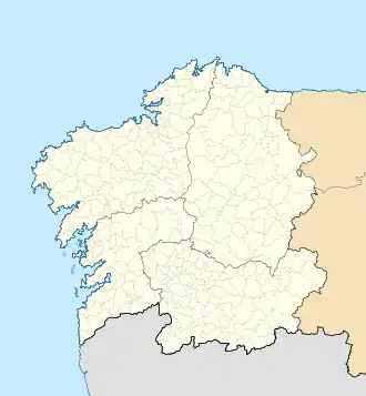 Viveiro is located in Galicia