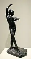 The Spanish Dance, c. 1885 (bronze cast 1921), bronze, 46.3 x 14.3&nbsp;cm, Ackland Art Museum