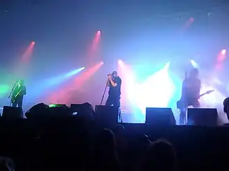 The Sisters of Mercy performing on the main stage of Spirit of Burgas, Bulgaria, August 2008