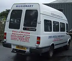 LDV Convoy with a high-roof (before improvements)