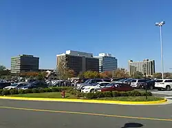 Central Springfield Business District, seen from Springfield Town Center