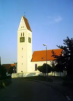 The church of St. Blaise in Kirchdorf an der Iller