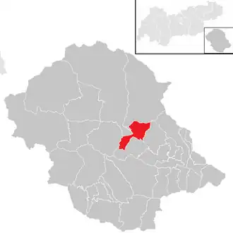 Location in the district