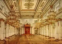 The St Georges Hall by Ukhtomsky, 1862.