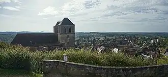 The city and the St Peter church
