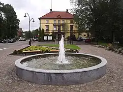 The hotel in Tidaholm.