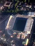 Aerial photograph of Chelsea's Stamford Bridge