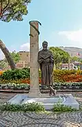 Modern statue of Galen in his hometown, Pergamon.