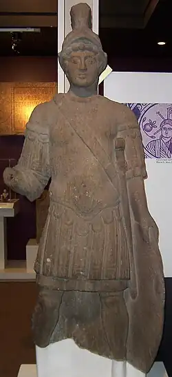  Statue of Roman God Mars in the Yorkshire Museum found in Blossom Street York and dates from the early 4th century. Article Eboracum
