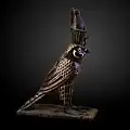 Horus falcon with Double Crown