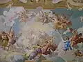 Part of the image on the ceiling in the library of Stift Melk