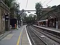 Looking south to Rectory Road station