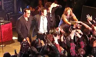 Stone Temple Pilots, circa 1994 (pictured left-right: Eric Kretz, Scott Weiland, Robert DeLeo,  and Dean DeLeo)