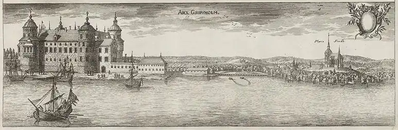 In the Suecia Antiqua et Hodierna, c. 1700