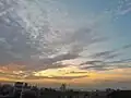 Sunrise in Dhaka.
