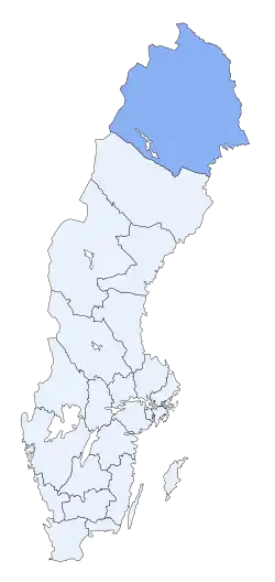 Official logo of Norrbotten