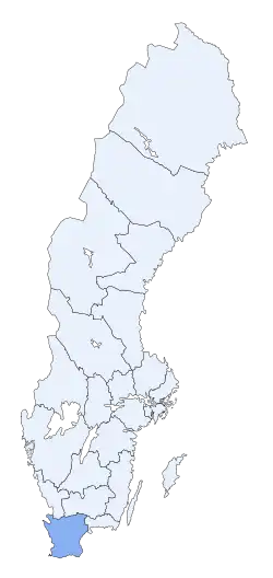 Official logo of Skåne County