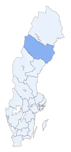 Official logo of Västerbotten