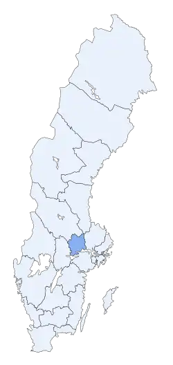 Official logo of Västmanland