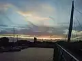 Swansea skyline at dusk