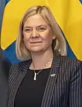 Magdalena Anderssonborn  (1967-01-23) 23 January 1967 (age&nbsp;59) served 2021–2022