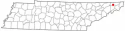 Location of Spurgeon, Tennessee