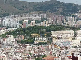 View of el Turó de la Peira