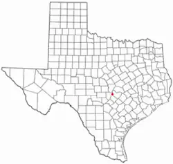 Location of Briarcliff, Texas