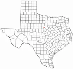 Location of Gorman, Texas