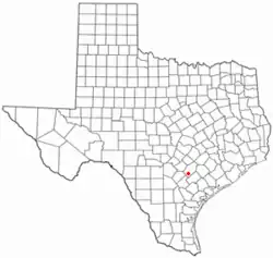 Location of Smiley, Texas