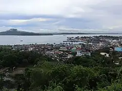 City skyline overlooking Calvary Hill