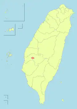 Location of Chiayi