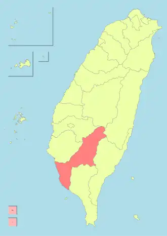 Kaohsiung in the Taiwan islands
