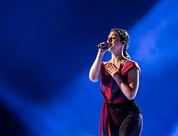 Golergant during Eurovision 2024 first semi-final rehearsal.