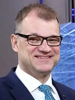 Juha Sipilä (1961-04-25) 25 April 1961 (age&nbsp;65), served 2015–2019