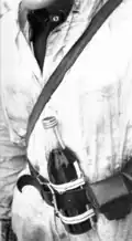 A Finnish Army&nbsp;[en] with a Molotov cocktail in the 1939–40 Winter War.