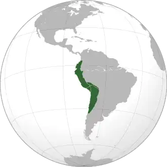 The Inca Empire at its largest size c. 1525