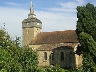 The church in Termes-d'Armagnac