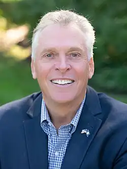 Terry McAuliffe  2014–2018 (1957-02-09) February 9, 1957 (age&nbsp;69)