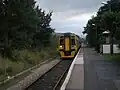 A train to Birmingham at the station